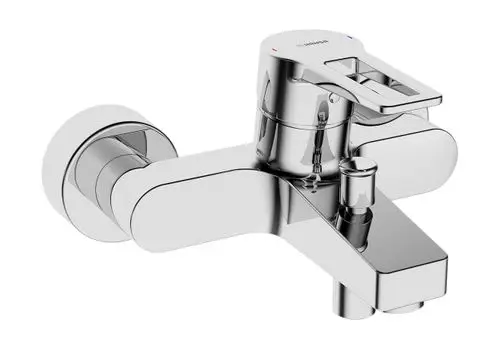 HANSA Einhebelmischer Wafü und Brausebatterie HANSATWIST 0974 Bügelhebel Ausladung 162 mm DN15 Chrom, 09742185, Artikel in Kategorie
